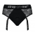 Черные трусики для насадок Diva Lingerie Harness - size S - Strap-on-me - купить с доставкой в Новороссийске
