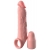 Телесная насадка-удлинитель 2 Inch Silicone X-tension with Strap - 20,3 см. - Pipedream - в Новороссийске купить с доставкой