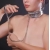Серебристый ошейник из искусственной кожи - Sitabella - купить с доставкой в Новороссийске