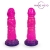 Розовый рельефный фантазийный фаллоимитатор - 20 см. - Bior toys - купить с доставкой в Новороссийске