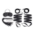 Эротический набор 4PC Bondage Bed Strap   Flogger Kit - Lux Fetish - купить с доставкой в Новороссийске