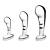Набор из 3 стальных стимуляторов простаты Stainless Steel P-spot Training Set - b-Vibe - в Новороссийске купить с доставкой