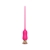Розовый тонкий стимулятор Nipple Vibrator - 23 см. - I-MOON - купить с доставкой в Новороссийске