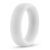 Белое люминесцентное эрекционное кольцо Silicone Glo Cock Ring - Blush Novelties - в Новороссийске купить с доставкой