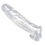 Прозрачная насадка для увеличения члена Realistic Clear Penis Enhancer and Ball Stretcher - 20,3 см. - XR Brands - в Новороссийске купить с доставкой