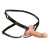 Телесный полый страпон 2  Erection 28X Smooth Vibrating Silicone Penis Sheath - 16 см. - XR Brands - купить с доставкой в Новороссийске