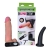 Страпон с 2 насадками и вибрацией UniStrap - 19 и 12 см. - LOVETOY (А-Полимер) - купить с доставкой в Новороссийске