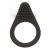 Чёрное эрекционное кольцо LIT-UP SILICONE STIMU RING 1 BLACK - Dream Toys - в Новороссийске купить с доставкой