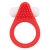 Красное эрекционное кольцо LIT-UP SILICONE STIMU RING 1 RED - Dream Toys - в Новороссийске купить с доставкой