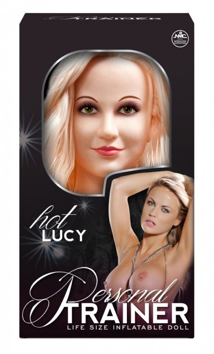 Надувная кукла с вибрацией и 2 любовными отверстиями Hot Lucy Lifesize Love Doll - NMC - в Новороссийске купить с доставкой