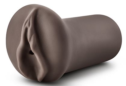 Коричневый мастубратор-вагина Nicole s Kitty - Blush Novelties - в Новороссийске купить с доставкой