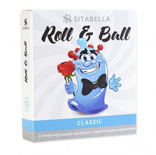 стимулирующий презерватив-насадка Roll   Ball Classic - Sitabella - купить с доставкой в Новороссийске