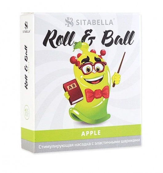 Стимулирующий презерватив-насадка Roll   Ball Apple - Sitabella - купить с доставкой в Новороссийске