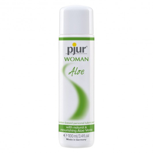 Лубрикант на водной основе pjur WOMAN Aloe - 100 мл. - Pjur - купить с доставкой в Новороссийске