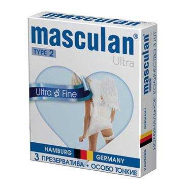Ультратонкие презервативы Masculan Ultra Fine с обильной смазкой - 3 шт. - Masculan - купить с доставкой в Новороссийске