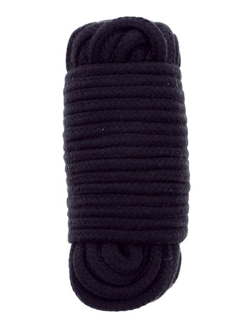 Черная веревка для связывания BONDX LOVE ROPE - 10 м. - Dream Toys - купить с доставкой в Новороссийске