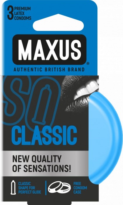 Классические презервативы в железном кейсе MAXUS Classic - 3 шт. - Maxus - купить с доставкой в Новороссийске