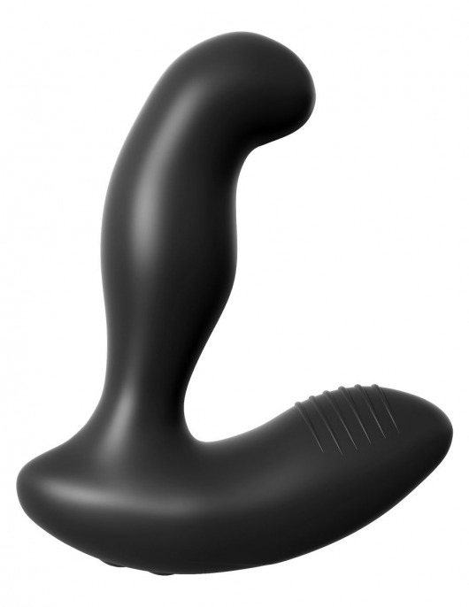 Черный массажер простаты Electro Stim Prostate Vibe с электростимуляцией - 13,3 см. - Pipedream - купить с доставкой в Новороссийске