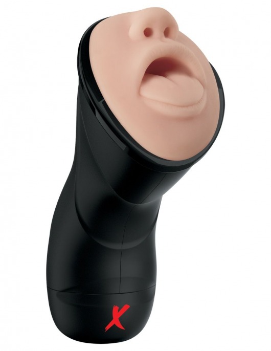 Мастурбатор-ротик Deep Throat Vibrating Stroker - Pipedream - в Новороссийске купить с доставкой