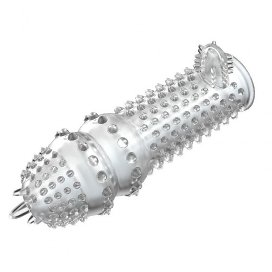 Закрытая прозрачная насадка Crystal sleeve - 14,2 см. - Erowoman-Eroman - в Новороссийске купить с доставкой