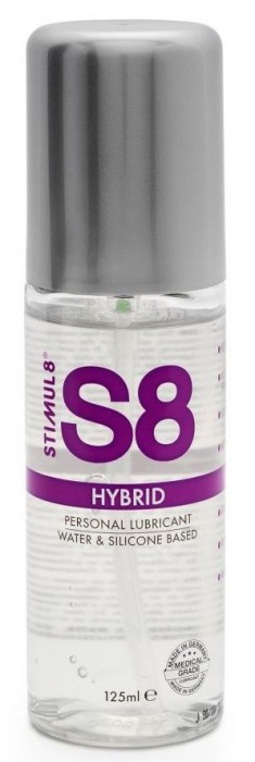 Интимная смазка на водно-силиконовой основе S8 Hybrid - 125 мл. - Stimul8 - купить с доставкой в Новороссийске