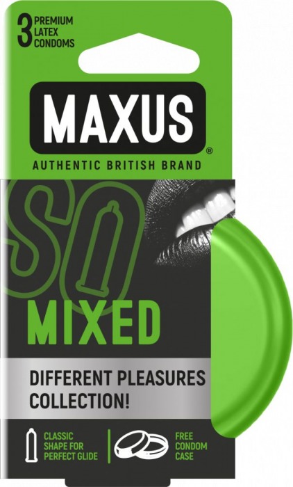 Презервативы в железном кейсе MAXUS Mixed - 3 шт. - Maxus - купить с доставкой в Новороссийске
