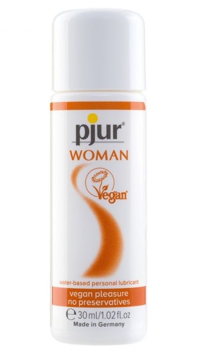 Лубрикант pjur WOMAN Vegan на водной основе - 30 мл. - Pjur - купить с доставкой в Новороссийске