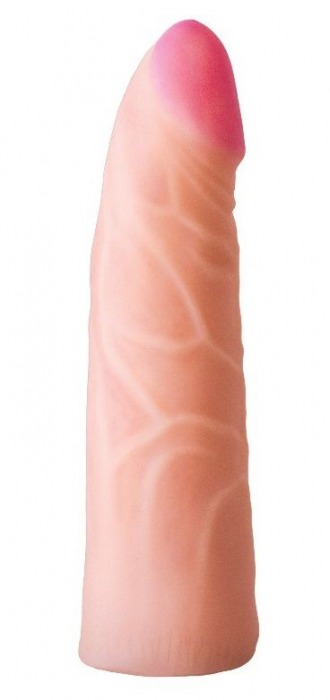 Фаллическая насадка на трусики харнесс - 17,5 см. - LOVETOY (А-Полимер) - купить с доставкой в Новороссийске