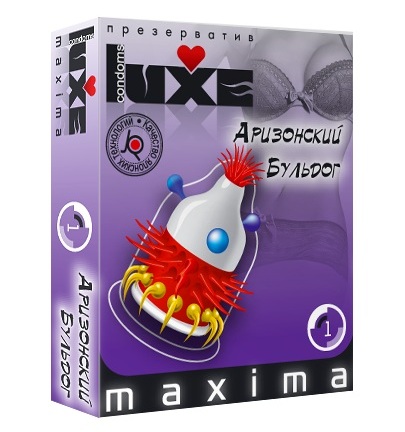 Презерватив LUXE Maxima  Аризонский Бульдог  - 1 шт. - Luxe - купить с доставкой в Новороссийске