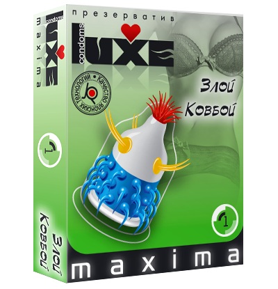 Презерватив LUXE Maxima  Злой Ковбой  - 1 шт. - Luxe - купить с доставкой в Новороссийске