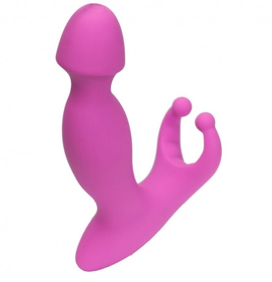 Розовый стимулятор простаты с усиками - 15 см. - 4sexdreaM - в Новороссийске купить с доставкой