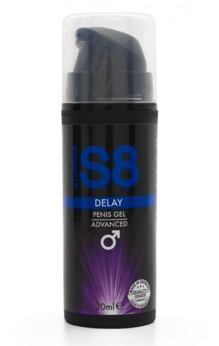 Пролонгирующий гель для мужчин S8 Delay Gel - 30 мл. - Stimul8 - купить с доставкой в Новороссийске