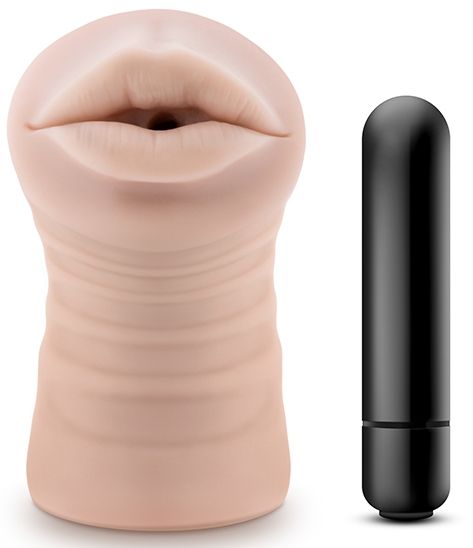Телесный мастурбатор-ротик Skye - Blush Novelties - в Новороссийске купить с доставкой
