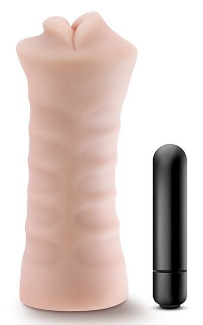 Телесный мастурбатор-ротик Angie - Blush Novelties - в Новороссийске купить с доставкой