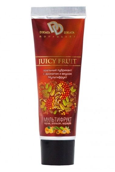 Интимный съедобный лубрикант JUICY FRUIT с ароматом фруктов - 30 мл. - БиоМед - купить с доставкой в Новороссийске