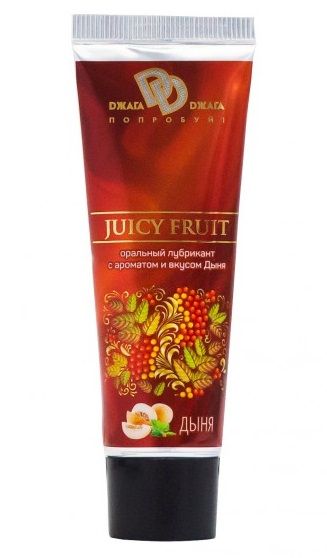 Интимный съедобный лубрикант JUICY FRUIT с ароматом дыни - 30 мл. - БиоМед - купить с доставкой в Новороссийске
