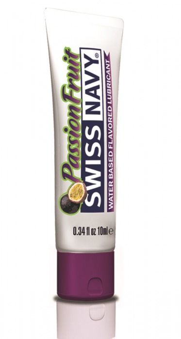 Лубрикант Swiss Navy Passion Fruit Lube с ароматом маракуйи - 10 мл. - Swiss navy - купить с доставкой в Новороссийске