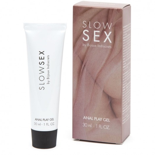 Лубрикант на водной основе Slow Sex Anal Play Gel - 30 мл. - Bijoux Indiscrets - купить с доставкой в Новороссийске