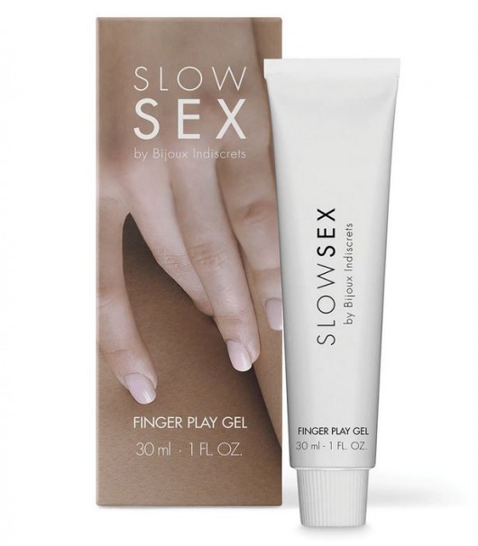 Гель для мастурбации с ароматом кокоса Slow Sex Finger Play Gel - 30 мл. - Bijoux Indiscrets - купить с доставкой в Новороссийске
