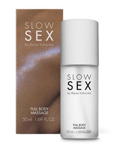 Массажный гель Slow Sex Full Body Massage - 50 мл. - Bijoux Indiscrets - купить с доставкой в Новороссийске
