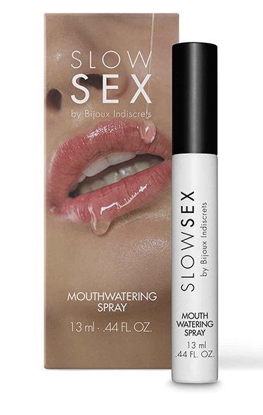 Спрей для усиления слюноотделения Slow Sex Mouthwatering Spray - 13 мл. - Bijoux Indiscrets - купить с доставкой в Новороссийске
