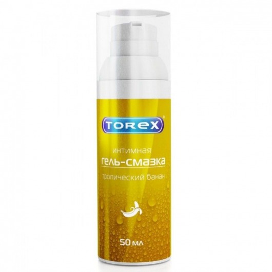 Гель-смазка на водной основе Torex  Тропический банан  - 50 мл. - Torex - купить с доставкой в Новороссийске