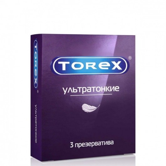 Презервативы Torex  Ультратонкие  - 3 шт. - Torex - купить с доставкой в Новороссийске