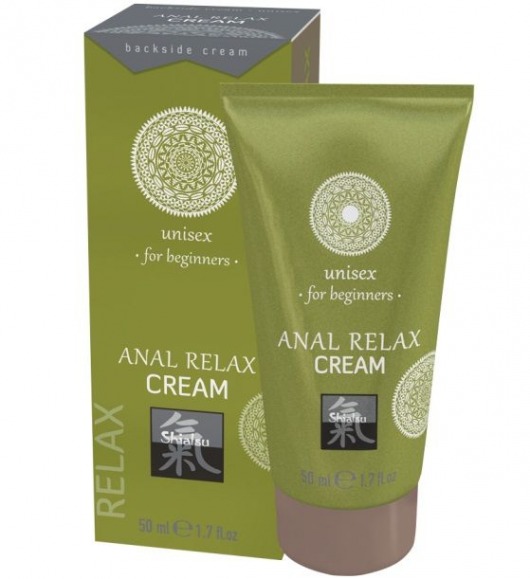 Анальный крем Anal Relax Cream - 50 мл. - Shiatsu - купить с доставкой в Новороссийске