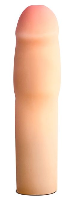Телесная насадка-удлинитель на пенис PERFORMANCE 1.5INCH COCK XTENDER - 16 см. - Blush Novelties - в Новороссийске купить с доставкой