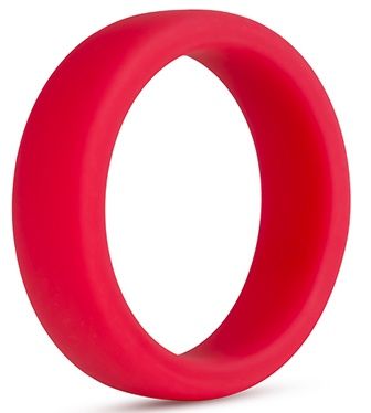Красное эрекционное кольцо Silicone Go Pro Cock Ring - Blush Novelties - в Новороссийске купить с доставкой