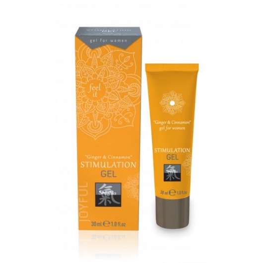 Возбуждающий интимный гель STIMULATION GEL Ginger   Cinnamon - 30 мл. - Shiatsu - купить с доставкой в Новороссийске