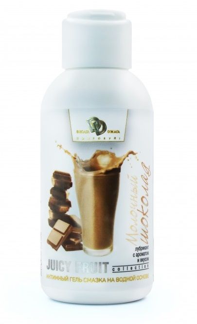 Интимный гель-смазка JUICY FRUIT с ароматом молочного шоколада - 100 мл. - БиоМед - купить с доставкой в Новороссийске