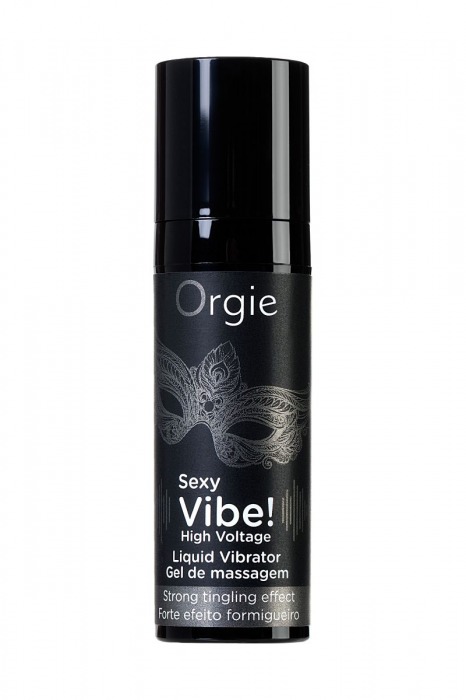 Гель для массажа ORGIE Sexy Vibe High Voltage с эффектом вибрации - 15 мл. - ORGIE - купить с доставкой в Новороссийске