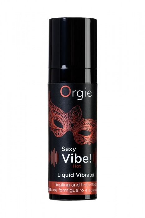 Разогревающий гель для массажа ORGIE Sexy Vibe Hot с эффектом вибрации - 15 мл. - ORGIE - купить с доставкой в Новороссийске